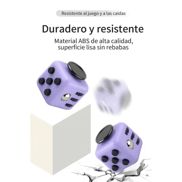SM-003-06.webp Fidget Cube Dado Sensorial Antiestrés 6 Funciones Portátil