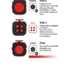 Fidget Cube Chuchik Antiestrés Sensorial 6 Caras