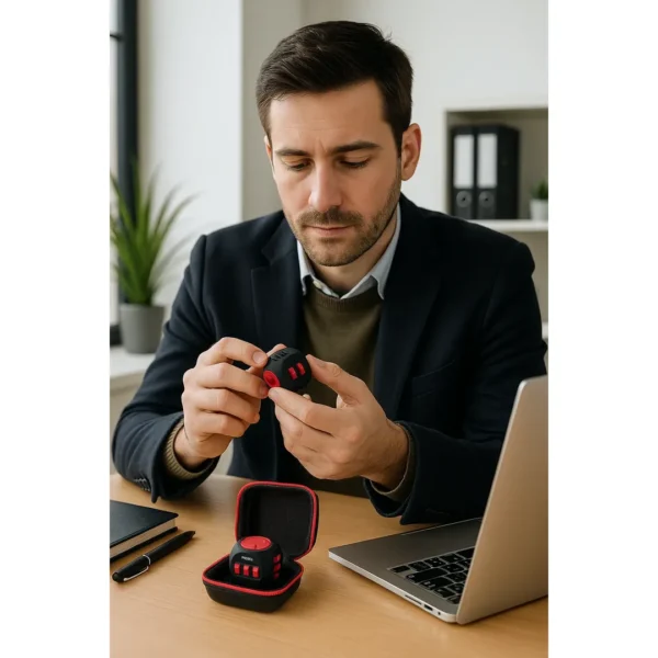Fidget Cube Chuchik Antiestrés Sensorial 6 Caras