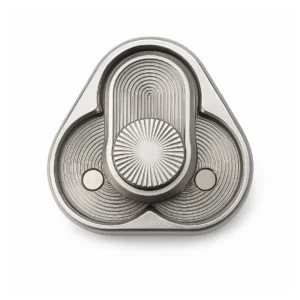 SM-008-01.webp Spinner Metálico Fidget Antiestrés Diseño Geométrico