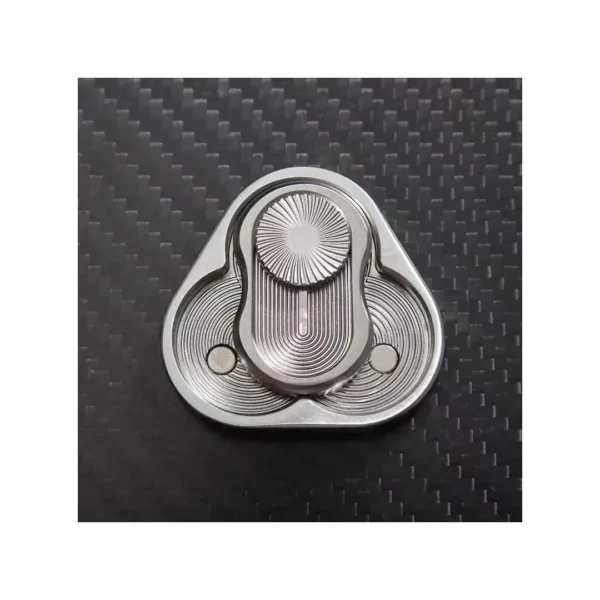 Spinner Metálico Fidget Antiestrés Diseño Geométrico