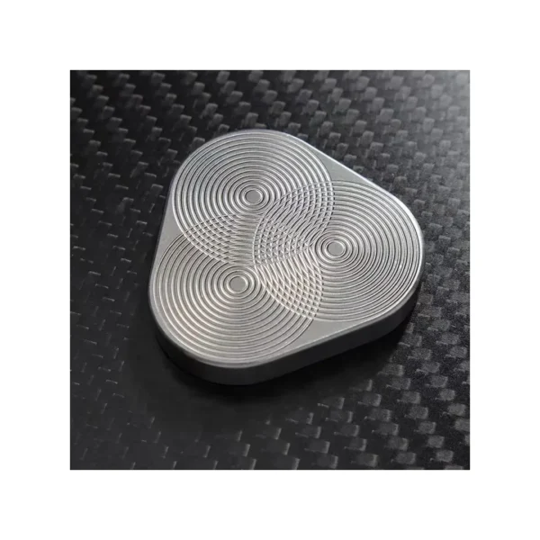 Spinner Metálico Fidget Antiestrés Diseño Geométrico