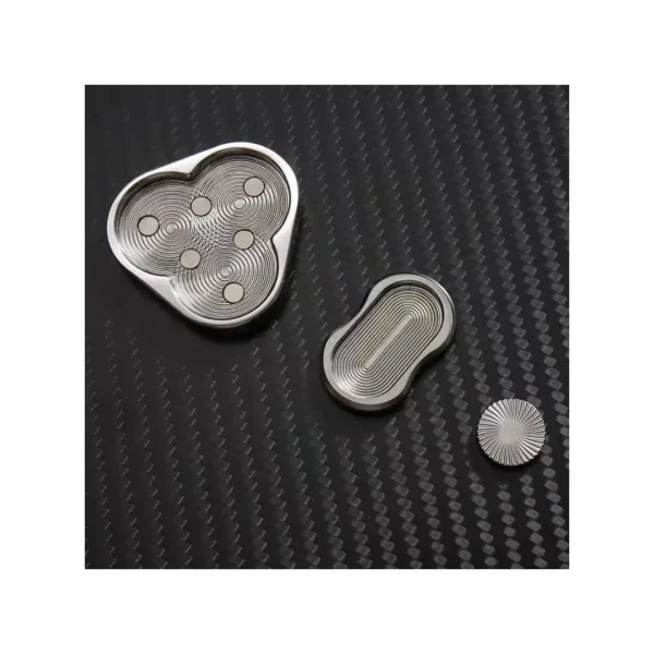 Spinner Metálico Fidget Antiestrés Diseño Geométrico
