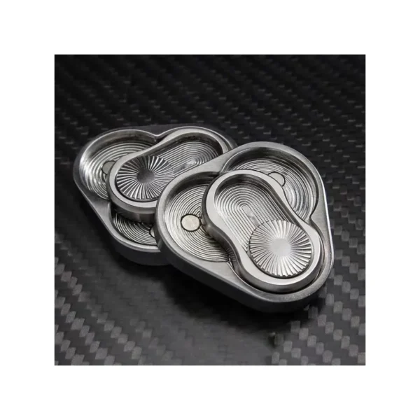 Spinner Metálico Fidget Antiestrés Diseño Geométrico