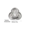 Spinner Metálico Fidget Antiestrés Diseño Geométrico