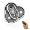 Spinner Metálico Fidget Antiestrés Diseño Geométrico