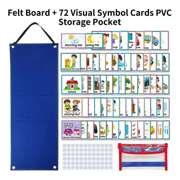 Horario Visual Para Niños, Tabla Rutina Diaria - Inglés