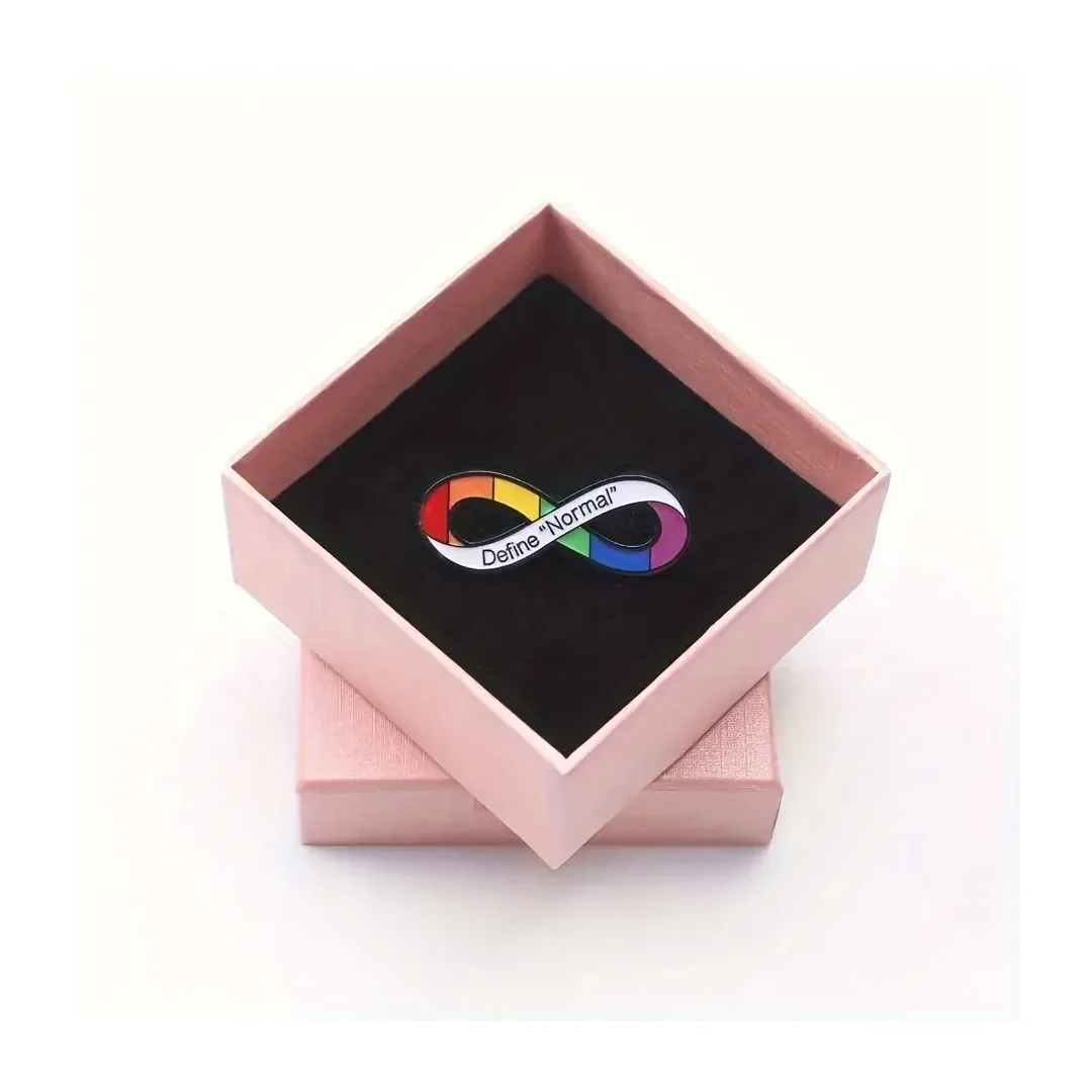 Broche Mentes Diversas Símbolo Neurodiversidad Infinito - Imagen 2