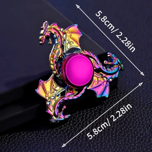 SM-018-04.webp Spinner Dragón Metálico Antiestrés Sensorial