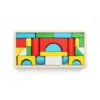 Juego Didáctico Bloques De Construcción Madera Niños Chico