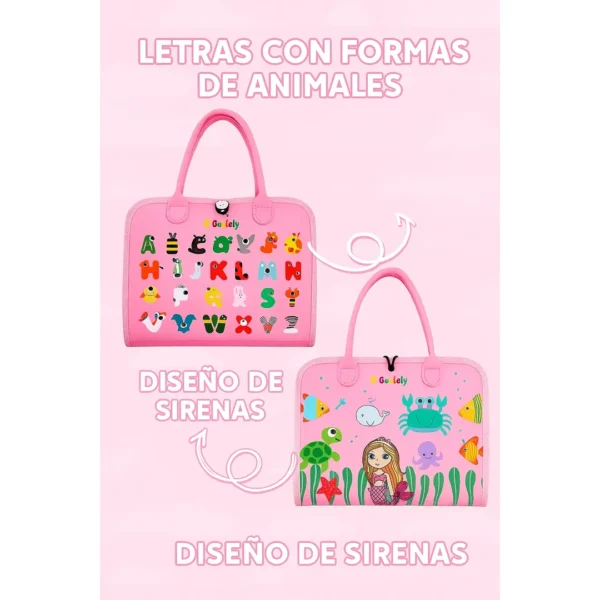 Libro Sensorial Montessori Portátil Niños
