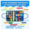 Libro Sensorial Montessori Portátil Niños