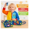 Libro Sensorial Montessori Portátil Niños