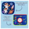 Libro Sensorial Montessori Portátil Niños