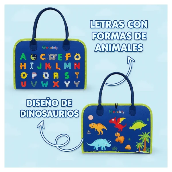 Libro Sensorial Montessori Portátil Niños