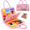 Libro Sensorial Montessori Portátil Niños