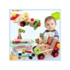 Set Construcción Infantil Madera Con Tornillo Y Herramientas
