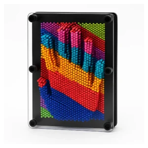 Tablero 3d De Pines Multicolor Juguete Sensorial Creativo