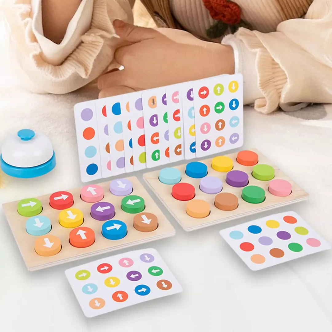 Juego De Madera De Flechas Y Patrones - Educativo Montessori