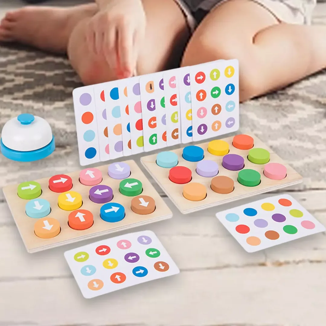 Juego De Madera De Flechas Y Patrones - Educativo Montessori - Imagen 4