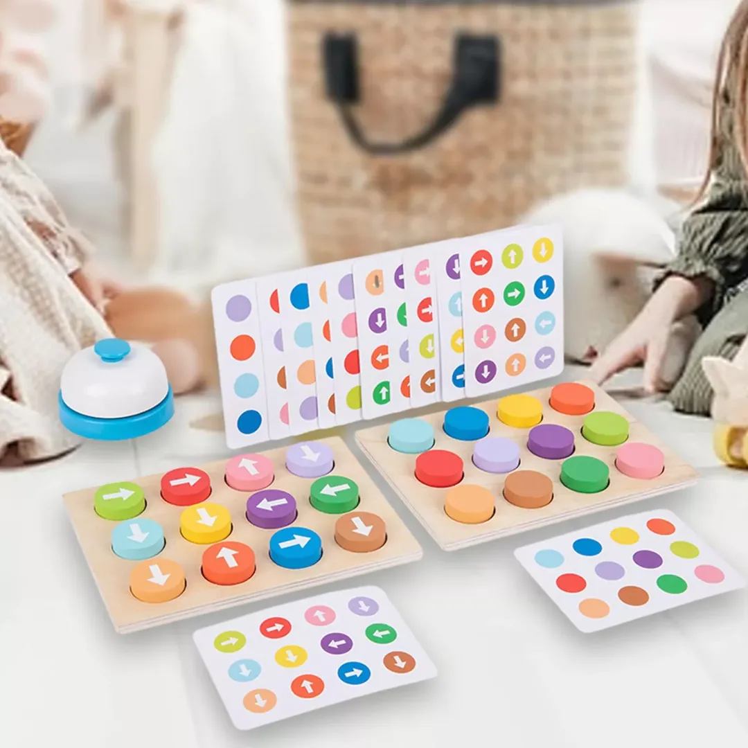 Juego De Madera De Flechas Y Patrones - Educativo Montessori - Imagen 5