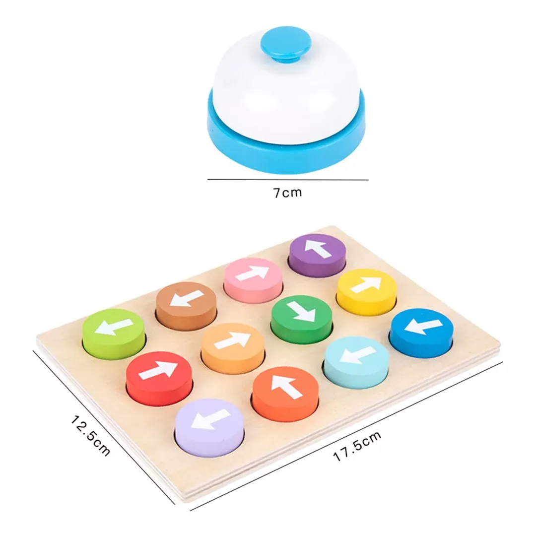 Juego De Madera De Flechas Y Patrones - Educativo Montessori - Imagen 6
