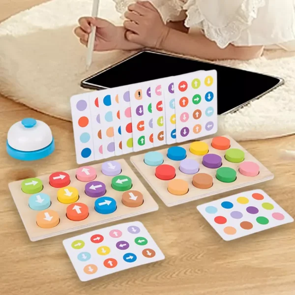 SM-032-07.webp Juego De Madera De Flechas Y Patrones - Educativo Montessori