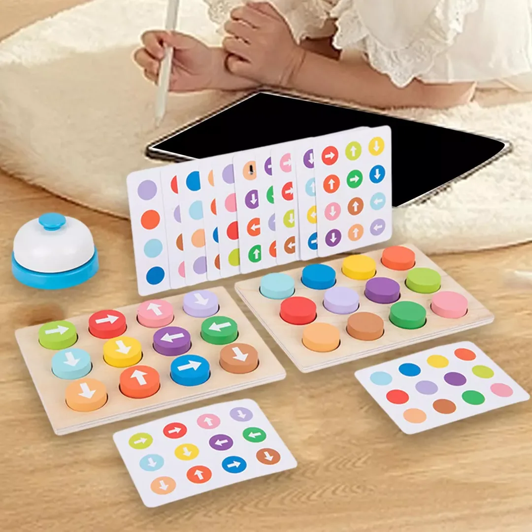 Juego De Madera De Flechas Y Patrones - Educativo Montessori - Imagen 7