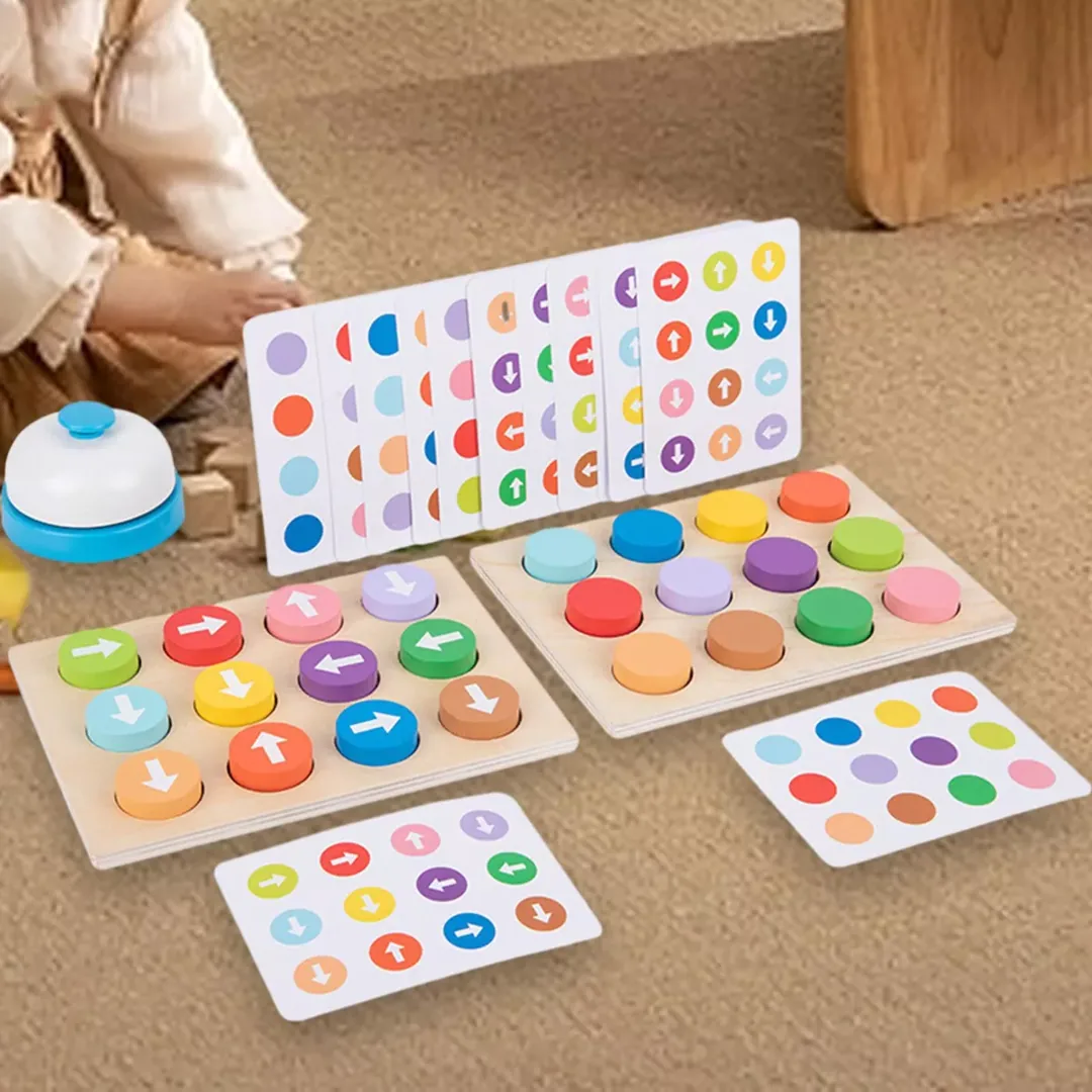 Juego De Madera De Flechas Y Patrones - Educativo Montessori - Imagen 8