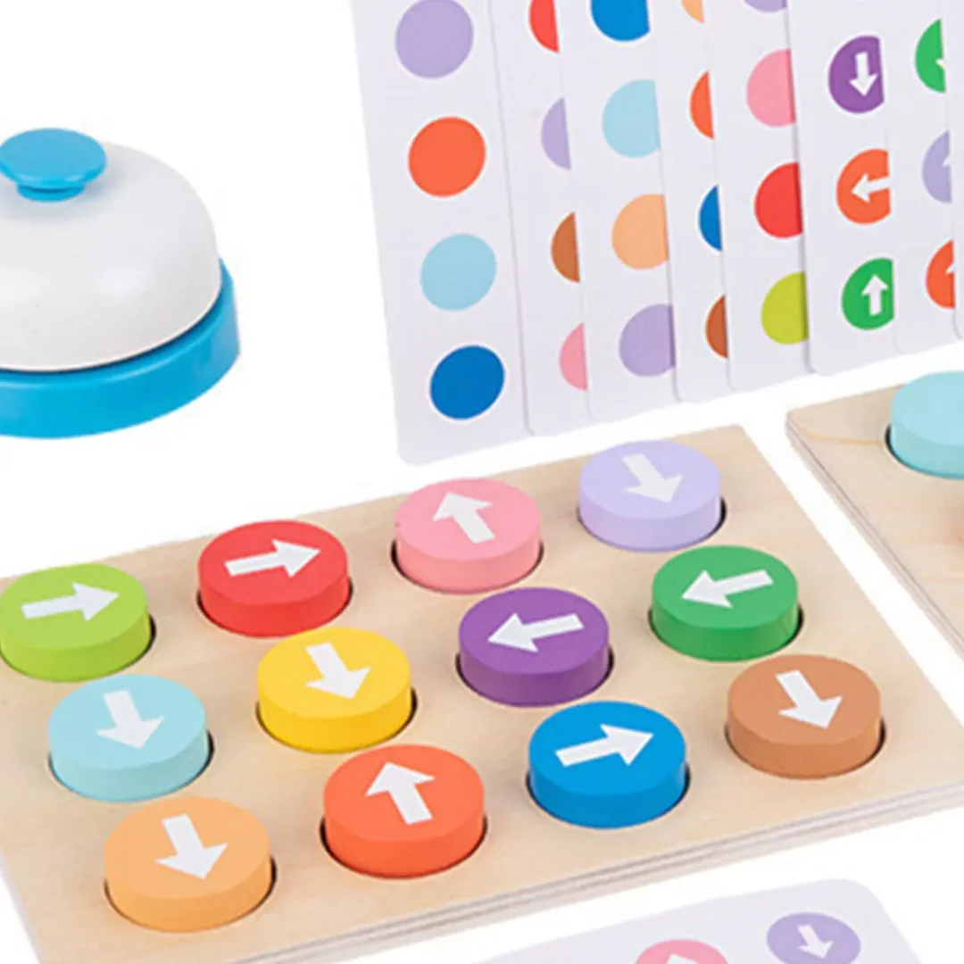 Juego De Madera De Flechas Y Patrones - Educativo Montessori - Imagen 9