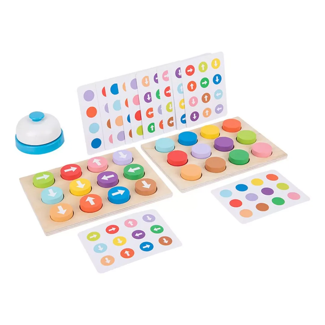 Juego De Madera De Flechas Y Patrones - Educativo Montessori - Imagen 10
