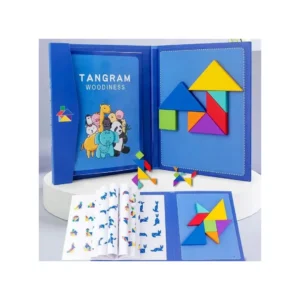 SM-033-01.webp Tangram Magnético Infantil Libro Didáctico 7 Piezas