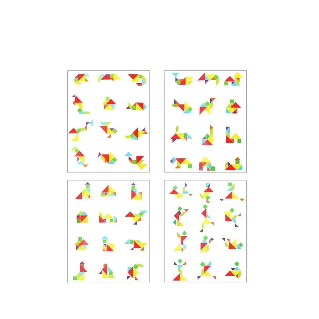 Tangram Magnético Infantil Libro Didáctico 7 Piezas - Imagen 2