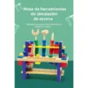 Juego Didáctico Banco De Herramientas De Madera - Montessori