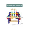 Juego Didáctico Banco De Herramientas De Madera - Montessori