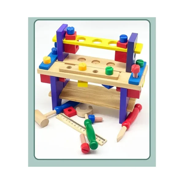 Juego Didáctico Banco De Herramientas De Madera - Montessori