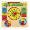 Calendario Reloj Meses Dias - + Madera Educativo Montessori