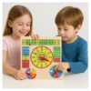 Calendario Reloj Meses Dias - + Madera Educativo Montessori