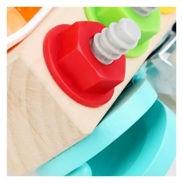 Juego De Tornillos Y Herramientas De Madera - Montessori