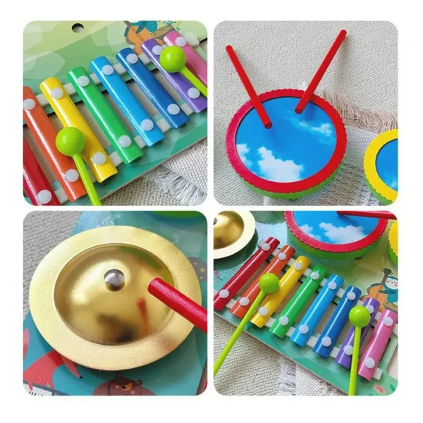 SM-052-07.webp Set Musical Infantil Xilófono Tambor Platillo Montessori