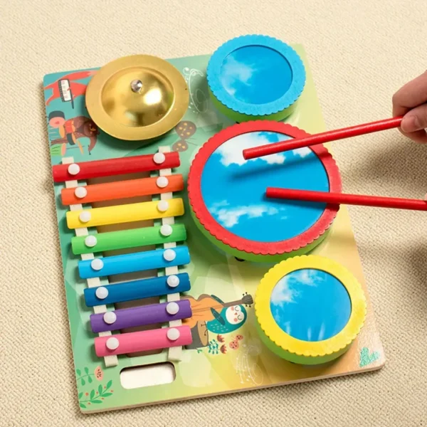 SM-052-08.webp Set Musical Infantil Xilófono Tambor Platillo Montessori