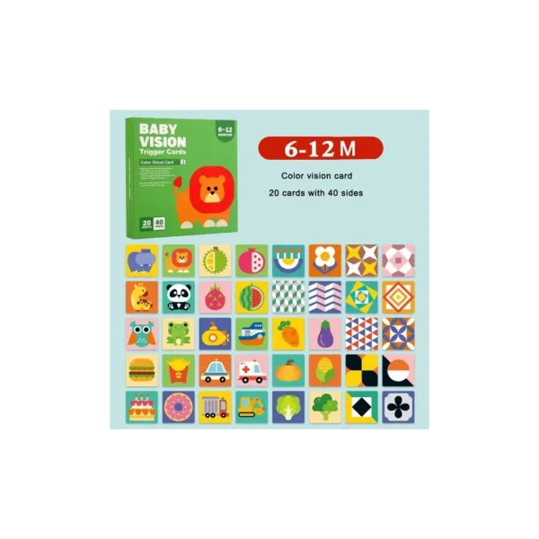 SM-055-02.webp Tarjetas Visuales Baby Vision 20 Tarjetas Bebés 6-12