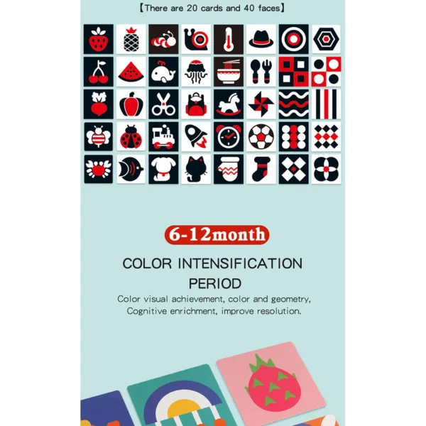 SM-055-03.webp Tarjetas Visuales Baby Vision 20 Tarjetas Bebés 6-12
