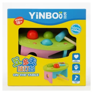 SM-057-01.webp Banco De Golpes Infantil De Madera - Juego Didáctico Niños