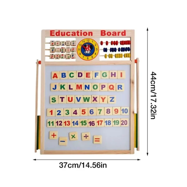 SM-061-01.webp Tablero Educativo Magnético Madera Infantil Multifunción