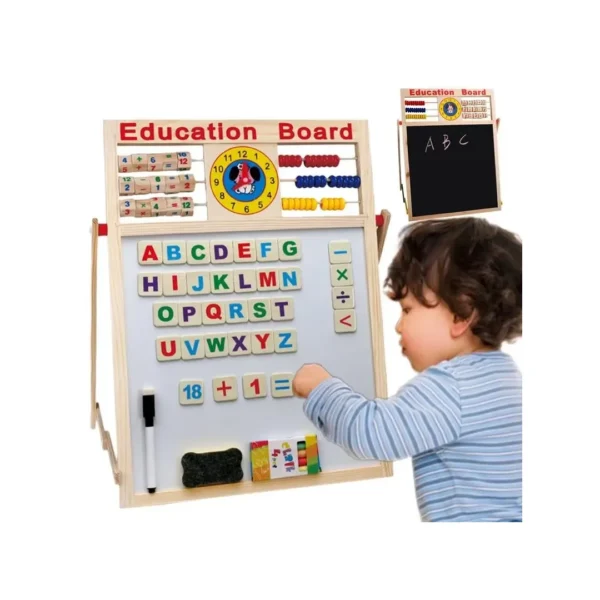 SM-061-03.webp Tablero Educativo Magnético Madera Infantil Multifunción