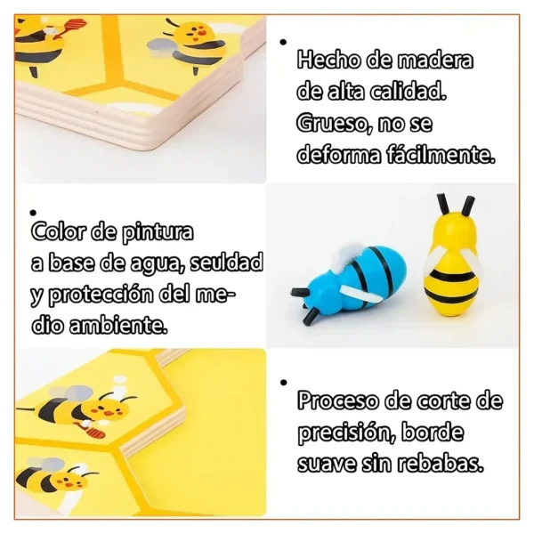 SM-062-05.webp Juego Montessori Abejas Y Colmena Con Pinza 10 Abejas