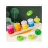 Juego Montessori De Equilibrio Y Apilamiento En Madera