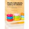 Juego Montessori De Equilibrio Y Apilamiento En Madera