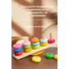 Juego Montessori De Equilibrio Y Apilamiento En Madera